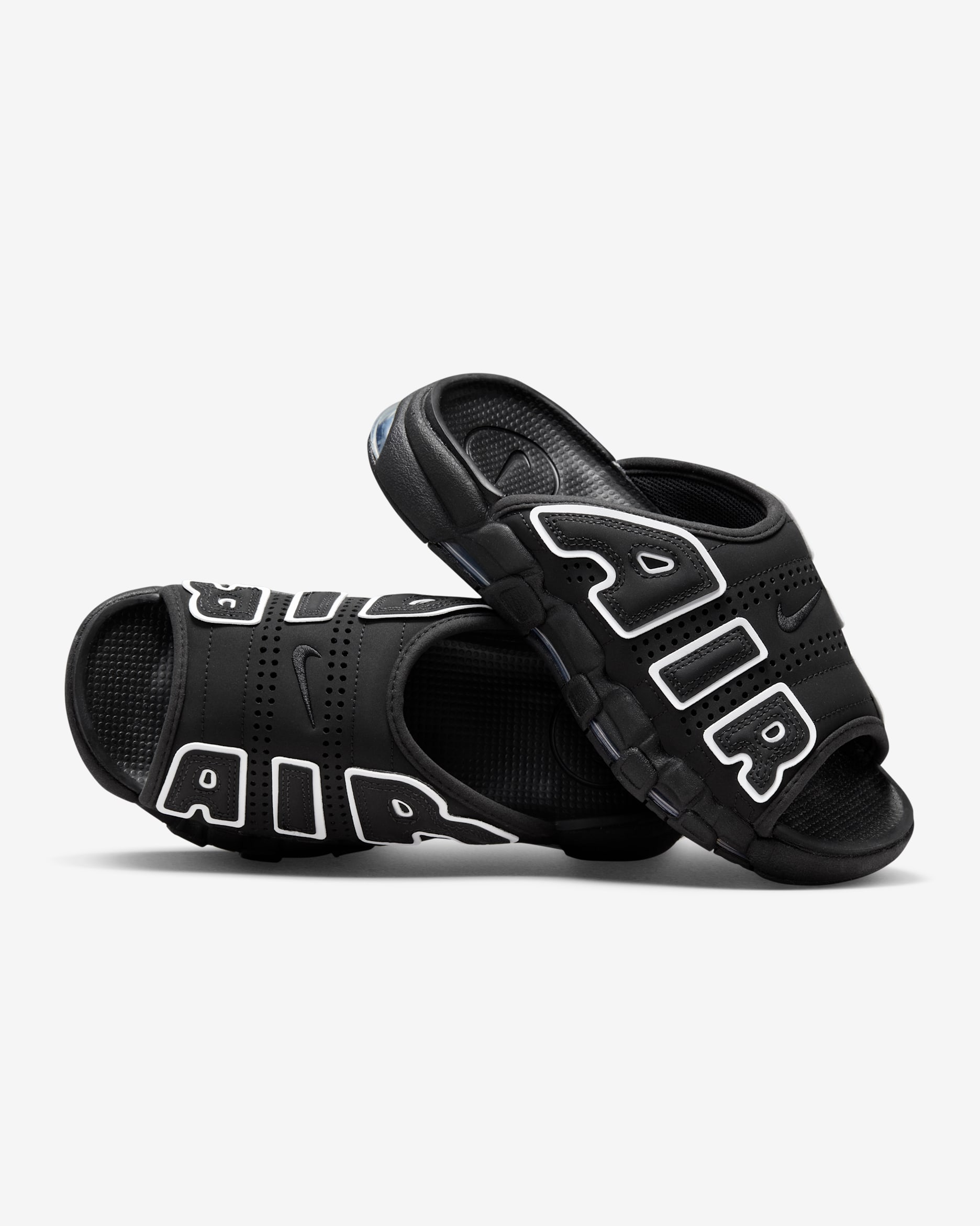 Nike Air More Uptempo Women's Slides. Nike ID